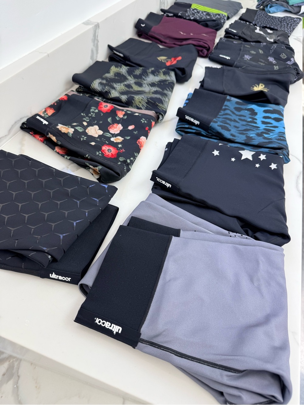 ultracor (14) bundle Black, Gray and Floral leggings Assorted Styles or 25 each